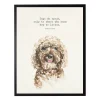 Wall Quotes & Signs-Kirkland's Home Watercolor Goldendoodle Quote Framed Art Print Brown/White