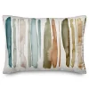 Pillows-Kirkland's Home Watercolor Stripes Transitional Accent Pillow Multi