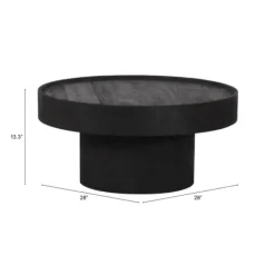 Coffee Tables-Kirkland's Home Watson Wood Coffee Table Black