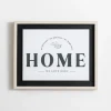 Wall Quotes & Signs-Kirkland's Home We Love Here Home Wall Plaque White/Gray/Black