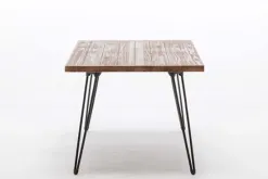 Accent & End Tables-Kirkland's Home Weather Fir Wood And Hairpin Legs Accent Table