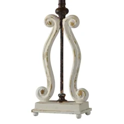 Table Lamps-Kirkland's Home Weathered Cream Harp Table Lamps, Set Of 2 Ivory
