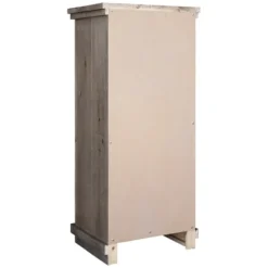 Dressers & Chests-Kirkland's Home Weathered Wooden 5-Drawer Willow Chest Gray