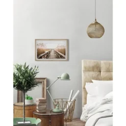 Framed Art-Kirkland's Home Weekend Vibes Framed Art Print Gray/Tan