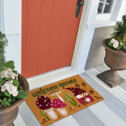 Doormats-Kirkland's Home Welcome Gnome Doormat Tan