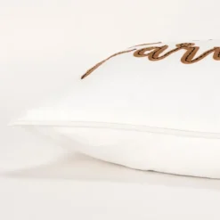 Pillows-Kirkland's Home Welcome To Our Farmhouse Lumbar Pillow White/Black/Brown