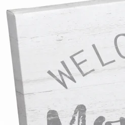 Wall Quotes & Signs-Kirkland's Home Welcome To The Mom Cave Canvas Art Print White/Gray