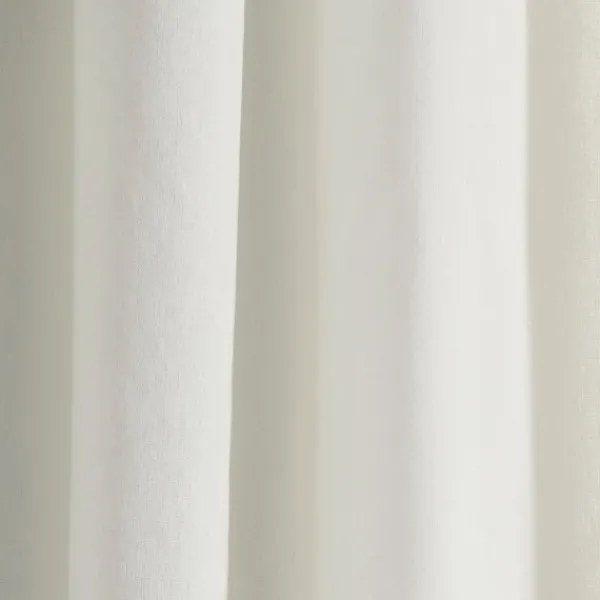 Curtains & Drapes-Kirkland's Home White And Black Embroidered Curtain Panel, 84 In. White/Black