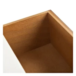 Console Tables-Kirkland's Home White And Brown Herringbone Console Table White/Brown