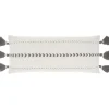 Pillows-Kirkland's Home White And Gray Braided Stripe Lumbar Pillow White/Gray