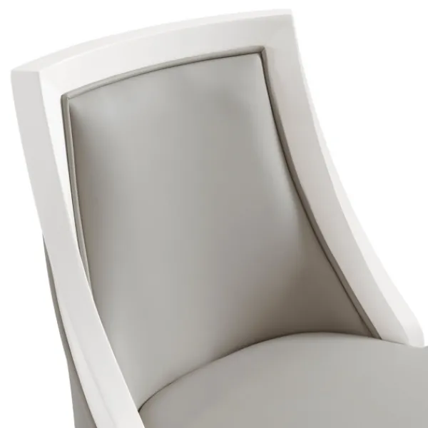 Bar Stools & Counter Height Stools-Kirkland's Home White And Swivel Counter Stool Gray
