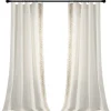 Curtains & Drapes-Kirkland's Home White And Tan Embroidered Curtain Panel, 84 In. White/Tan