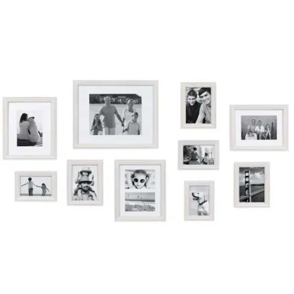 Gallery Wall Frames-Kirkland's Home White Bordeaux 10-Pc. Gallery Wall Frame Set