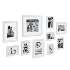 Gallery Wall Frames-Kirkland's Home White Bordeaux 10-Pc. Gallery Wall Frame Set