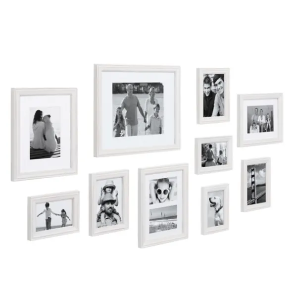 Gallery Wall Frames-Kirkland's Home White Bordeaux 10-Pc. Gallery Wall Frame Set