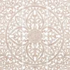 Wall Plaques-Kirkland's Home White Floral Wood Carving 3-Pc. Wall Plaque White/Tan