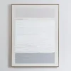Framed Art-Kirkland's Home White Gray Abstract Framed Wall Art White/Gray