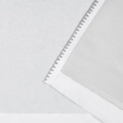 Curtains & Drapes-Kirkland's Home White Marl Blackout 2-Pc. Curtain Panels, 96 In. Gray/White