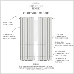 Curtains & Drapes-Kirkland's Home White Marl Blackout 2-Pc. Curtain Panels, 96 In. Gray/White