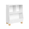 Bookshelves-Kirkland's Home White Pine Catch-All Toy Organizer With Cubbies