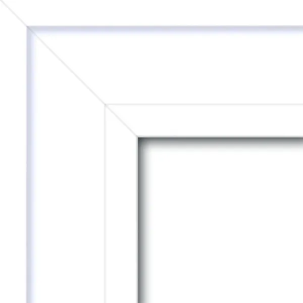 Decorative Mirrors-Kirkland's Home White Raised Frame Wall Mirror