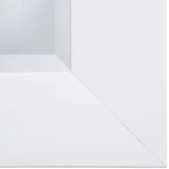 Framed Mirrors-Kirkland's Home White Rectangular Frame Wall Mirror