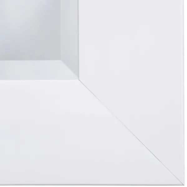 Framed Mirrors-Kirkland's Home White Rectangular Frame Wall Mirror