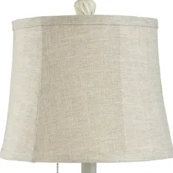 Table Lamps-Kirkland's Home White Resin Swirl Table Lamp Tan