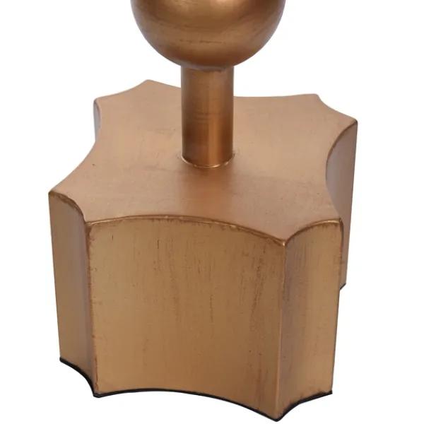Accent & End Tables-Kirkland's Home White Terrazzo Top And Base Accent Table Gold