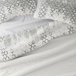 Quilts-Kirkland's Home White Trellis Reversible 2-Pc. Twin Quilt Set White/Gray
