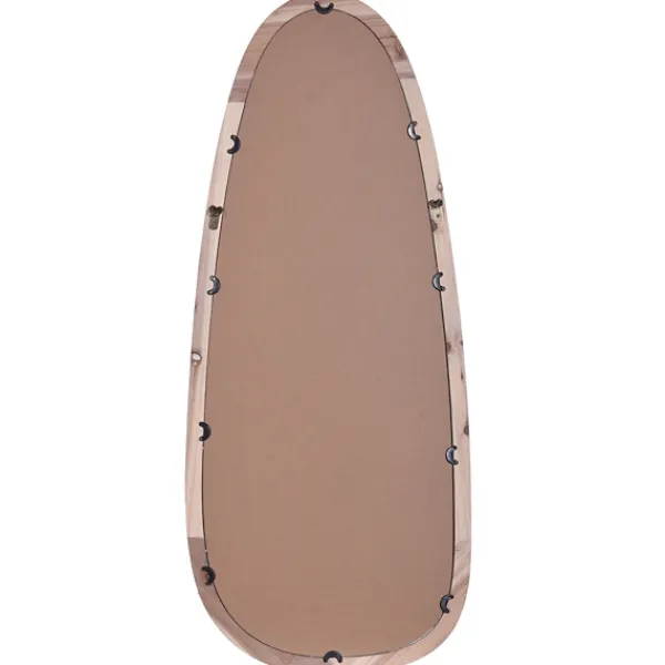 Decorative Mirrors-Kirkland's Home White Washed Abstract Shape Wall Mirror
