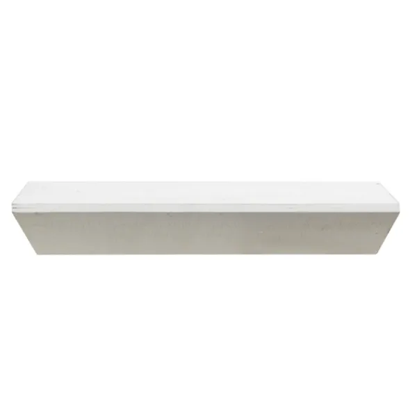 Shelves-Kirkland's Home White Wedge Wood Small Floating Shelf