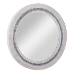 Decorative Mirrors-Kirkland's Home White Wood Aislinn Wall Mirror
