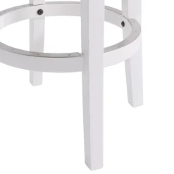 Bar Stools & Counter Height Stools-Kirkland's Home White Wood Backless Swivel 2-Pc. Bar Stool Set Gray
