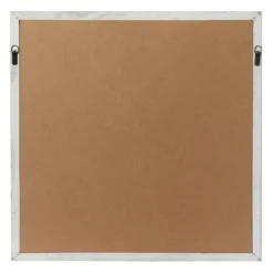 Decorative Mirrors-Kirkland's Home White Wood Lattice Overlay Mirror, 30X30 In.