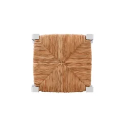 Bar Stools & Counter Height Stools-Kirkland's Home White Wood Seagrass Backless 2-Pc. Bar Stool Set Tan
