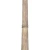 Floor Lamps-Kirkland's Home Whitewashed Brown Resin Floor Lamp Tan