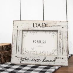 Picture Frames-Kirkland's Home Whitewashed Dad Picture Frame, 5X7
