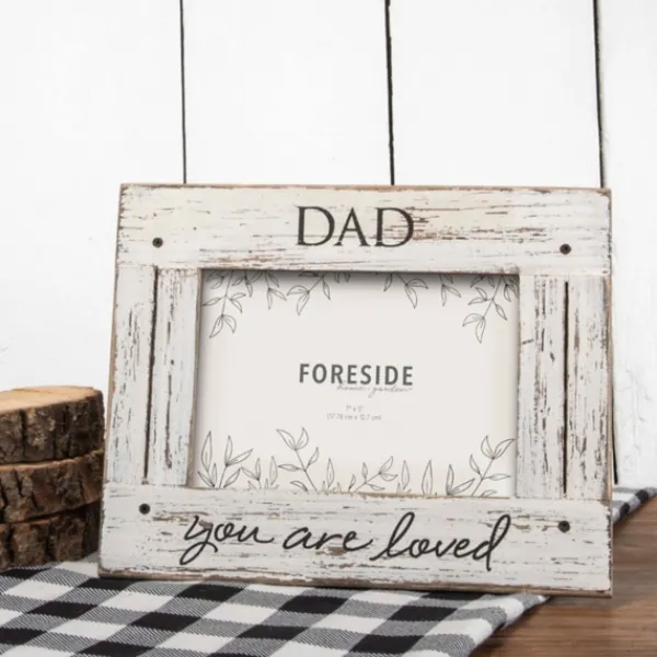 Picture Frames-Kirkland's Home Whitewashed Dad Picture Frame, 5X7