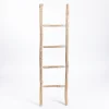 Decorative Accents-Kirkland's Home Whitewashed Natural Wood Leaning Ladder Tan