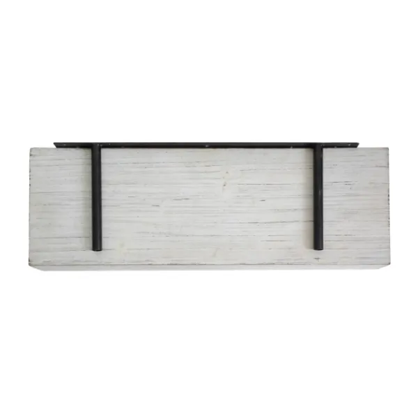 Shelves-Kirkland's Home Whitewashed Wood Floating Shelf, 24 In.