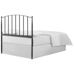 Beds & Headboards-Kirkland's Home Whitley Metal Slat King Headboard Black