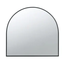 Decorative Mirrors-Kirkland's Home Wide Arched Wall Mirror Black