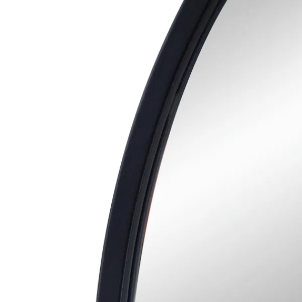 Decorative Mirrors-Kirkland's Home Wide Arched Wall Mirror Black