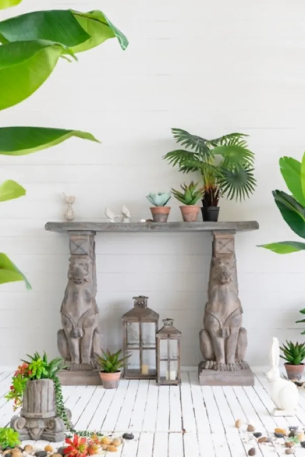 Trees & Topiaries-Kirkland's Home Wide Reach Tree Fern In Black Planter