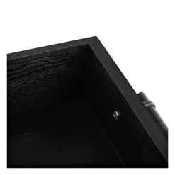 Console Tables-Kirkland's Home Wilbert 3-Drawer Console Table Black