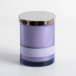 Candles-Kirkland's Home Wild Lavender & Lemon Single Wick Jar Candle Purple