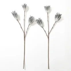 Stems & Bouquets-Kirkland's Home Wildflower Blossom Stem Gray