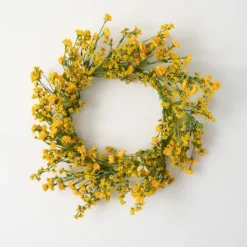 Wreaths-Kirkland's Home Wildflower Wreath Yellow