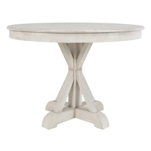 Dining Tables-Kirkland's Home Willa White Reclaimed Pine Wood Dining Table
